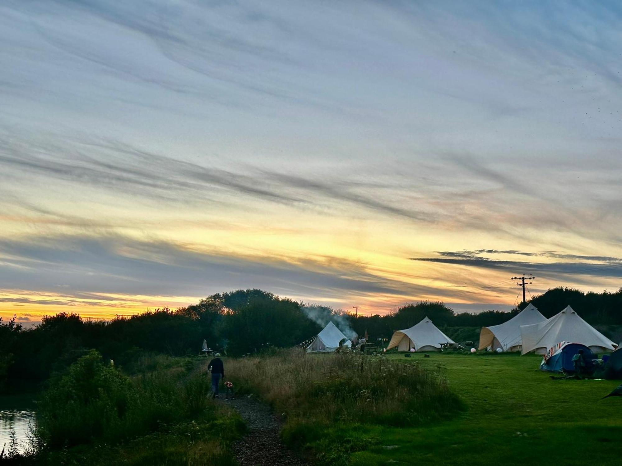 Lakeside Glamping Firecrest St Columb Major Exterior foto